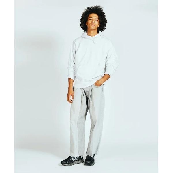 パーカー THRIFTY LOOK/スリフティールック WORN-OUT PULL HOODIE ダ...