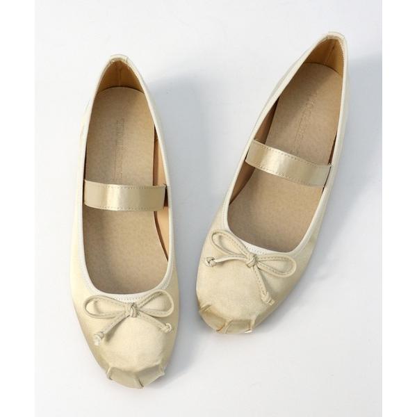 バレエシューズ パンプス メリージェーン サテンバレエパンプス