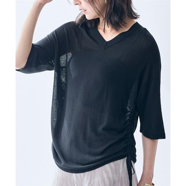 ニット セーター ドロストシアーニットプルオーバー「大きいサイズ有」「OtonaSMILE」 レディ...