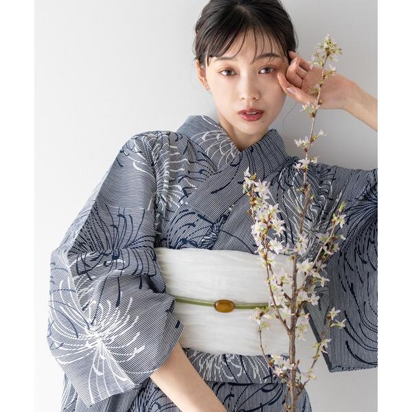 浴衣 こだわり浴衣５点セット レディース