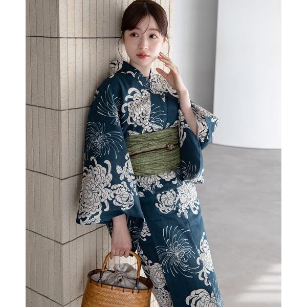 浴衣 こだわり浴衣５点セット レディース
