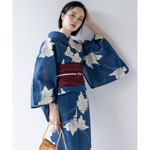 浴衣 こだわり浴衣５点セット レディース