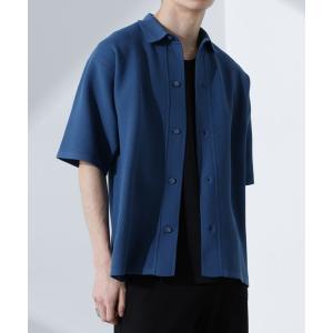 シャツ エアーニットレギュラーカラーシャツ 半袖 メンズ｜ZOZOTOWN Yahoo!店
