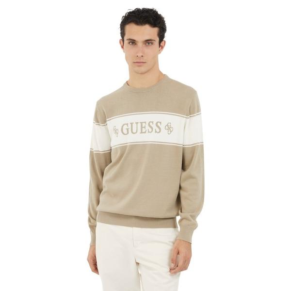 セーター ニット GEOFFREY Cn Ls Logo Sweater ニット セーター メンズ