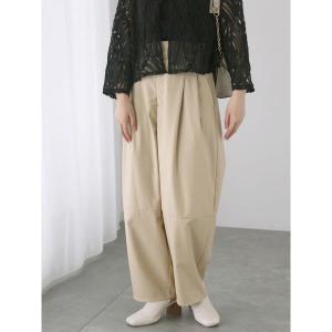 パンツ 切替カーブパンツ レディース