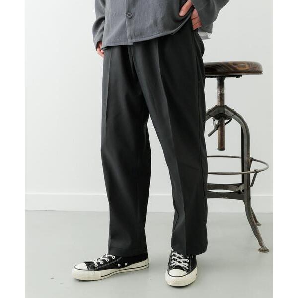 パンツ 1-tuckストレッチイージーパンツ メンズ