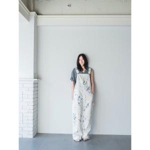サロペット オーバーオール PAINT DENIM OVERALL レディース