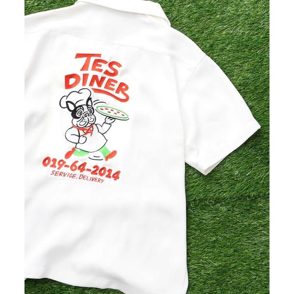 シャツ TES PIZZA DINER CREW EMB SHIRT / 半袖シャツ メンズ レディ...