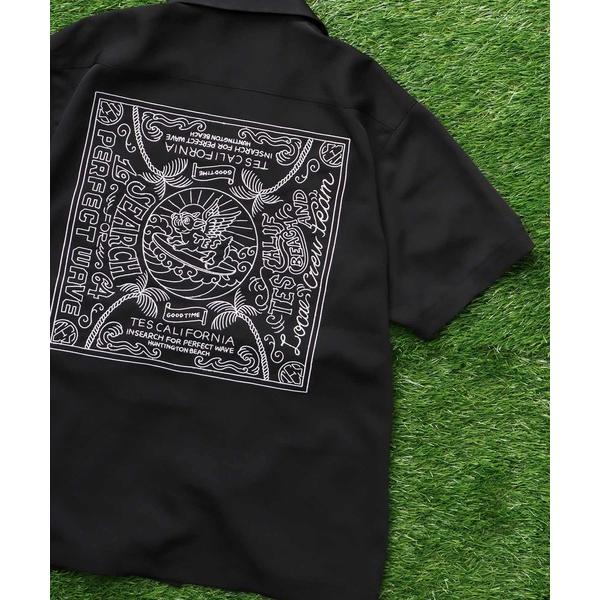 シャツ 半袖 TES BANDANA EMB SHIRT / 半袖シャツ メンズ レディース