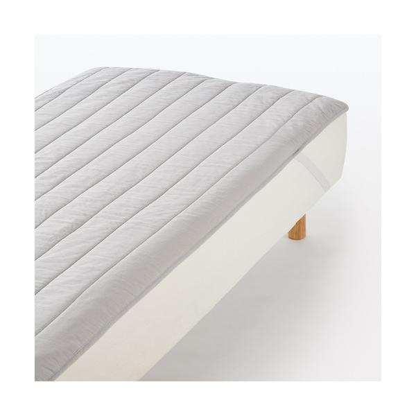 ベッド 寝具 木の実から作ったカポック混二重ガーゼ　敷パッド／ＳＤ　１２０×２００ｃｍ