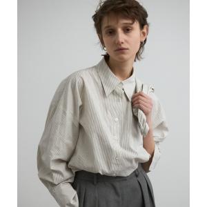 CREDONA ブラウス シャツ TIE VN BLOUSE/タイブイネックブラウス 
