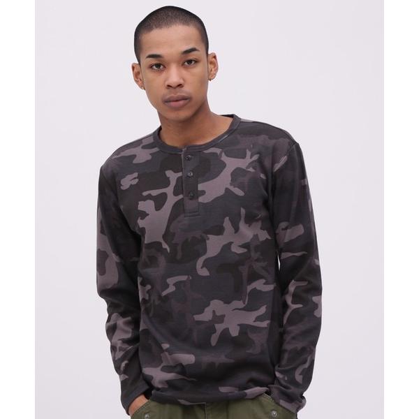 tシャツ 「WEB限定」DAILY RIB LONG SLEEVE HENLEY NECK T-SH...