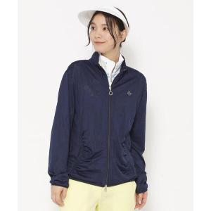 tシャツ UVカット/吸水速乾 メッシュジャカードブルゾン レディース