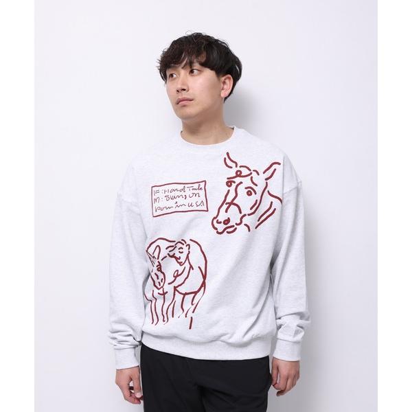 トレーナー スウェット HORSE” norahi クルースウェット レディース メンズ