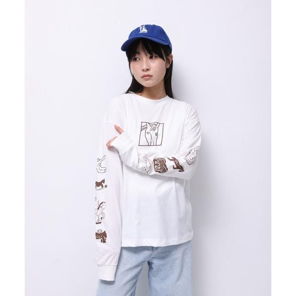 tシャツ HORSE” norahi 天竺ロンT レディース メンズ