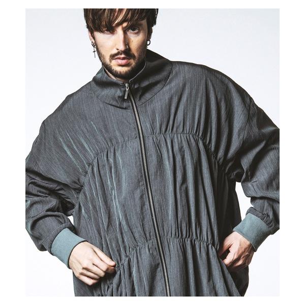 ブルゾン アウター 「NO ID.」Gather Drape Long Track Jacket /...