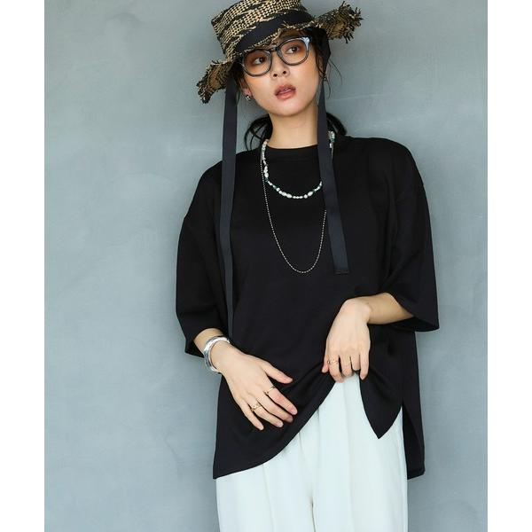 tシャツ 「シワになりにくい」なめらかダンボール ビッグシルエットTシャツ「CF/クロスファンクショ...