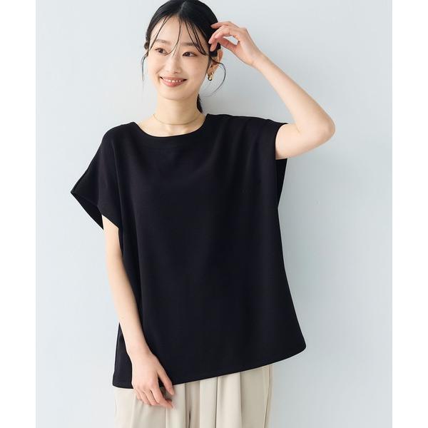 トレーナー スウェット 「シワになりにくい」なめらかダンボール フレンチスリーブドルマンTシャツ「C...