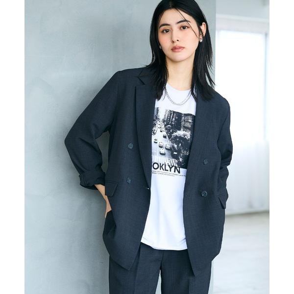 ジャケット テーラードジャケット 「シワになりにくい」サマナチュラ リネンライクテーラードジャケット...