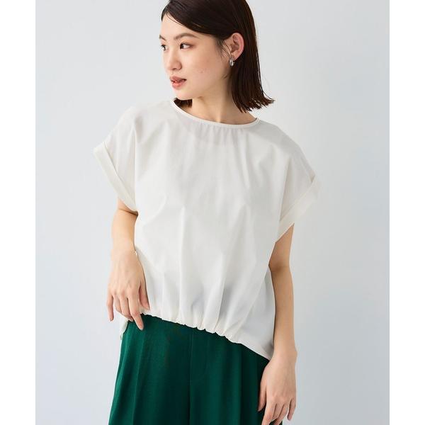 ブラウス シャツ 「撥水 / UV」ハジクションタックギャザーブラウス「CF/クロスファンクション」...