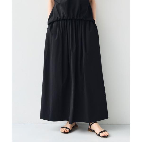 スカート 「撥水 / UV」ハジクションタックギャザーロングスカート「CF/クロスファンクション」