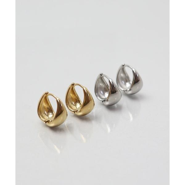 ピアス 金属アレルギー対応「ieLS」ステンレス　ドロップフープピアス レディース メンズ