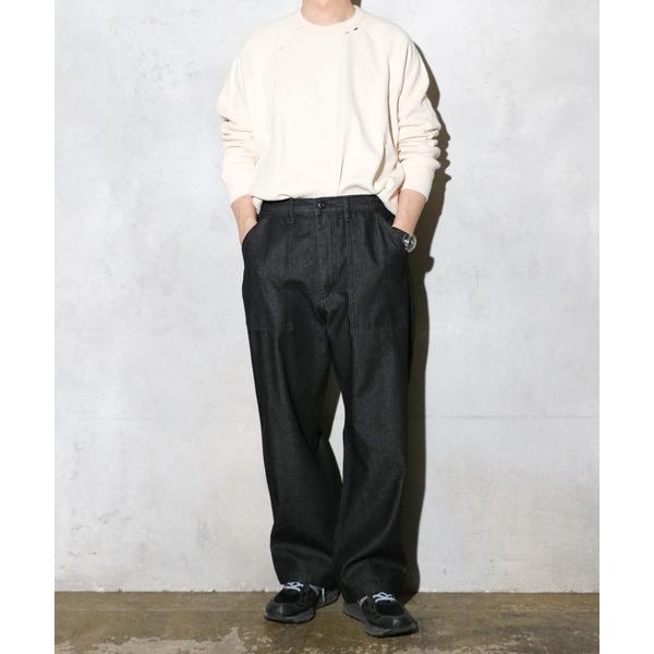 ジーンズ GUNG HO / ガンホー 4POCKETS WIDE FATIGUE TROUSER ...