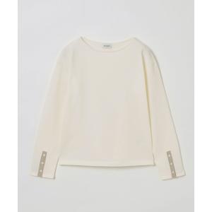 tシャツ スリーブボタンニット レディース