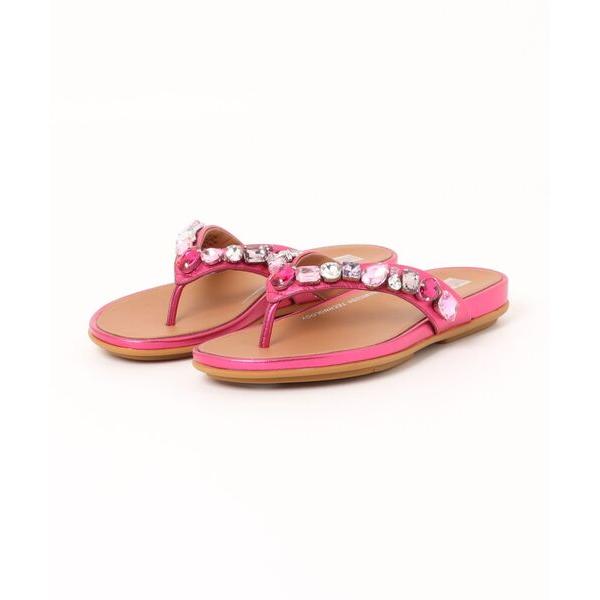 サンダル GRACIE JEWEL-DELUXE METALLIC-LEATHER FLIP-FLO...