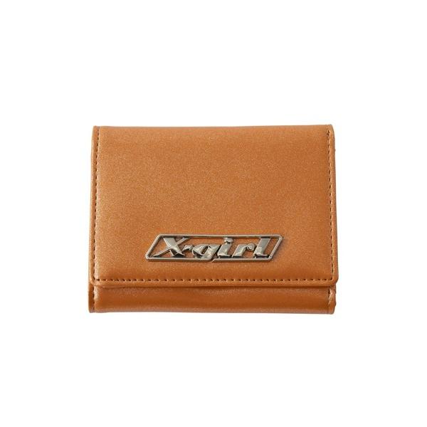財布 LOGO PLATE MINI WALLET レディース