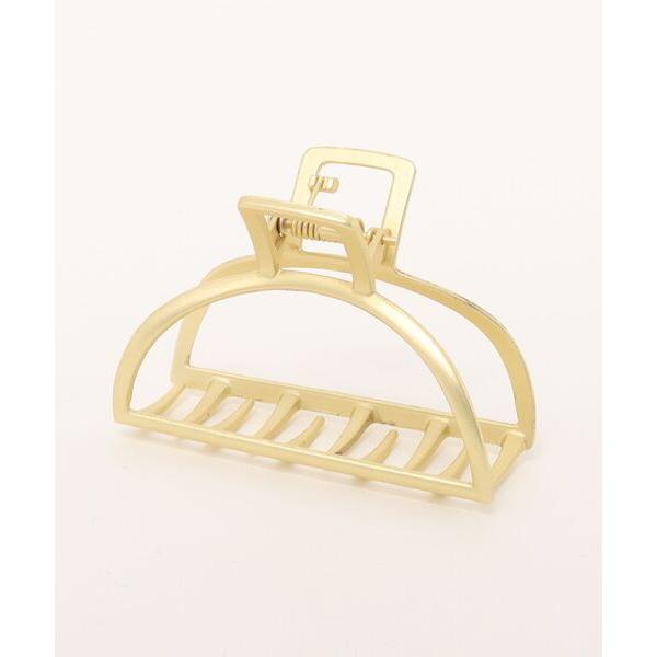 ヘアクリップ マットゴールドバンスクリップ