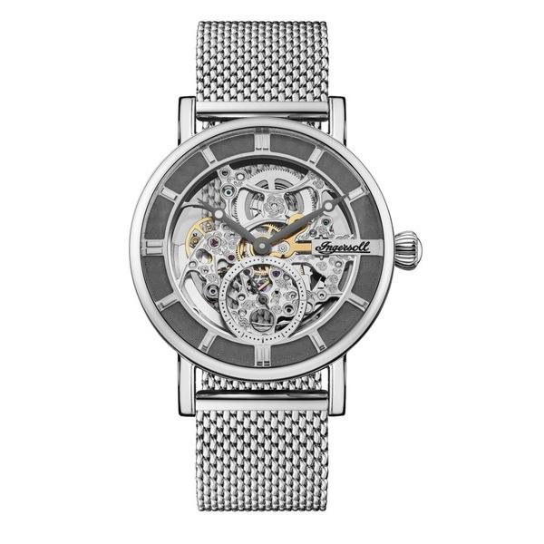 腕時計 「Ingersoll/インガソール」ザ ヘラルド オートマチックウォッチ グレーダイヤル シ...