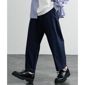 マルチサイズ スラックス ワンタックストレッチテーパードイージースラックス メンズ