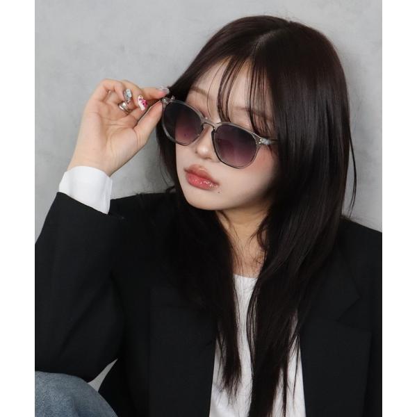 サングラス 「 BARELY BLUE / ベアリーブルー 」 アクリル グラデーション カラー サ...