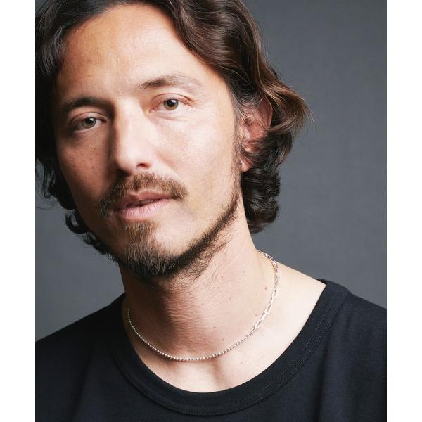 ネックレス Magine:SILVER 925 BALL ＆ CUT AZUKI CHAIN MIX...