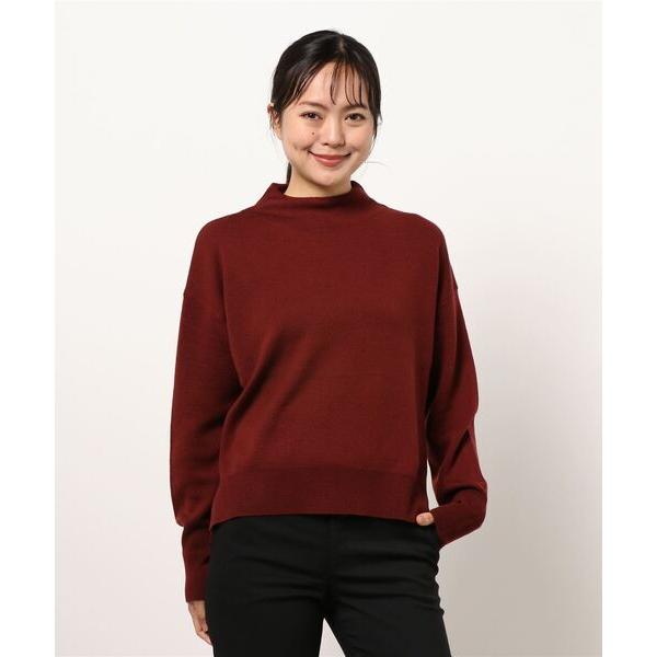 「allureville」 長袖ニット 2 ボルドー レディース