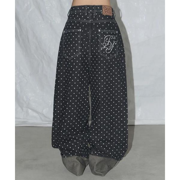 ワイドパンツ ジーンズ デニム デニムパンツ A'GEM/9 × .kom 「 FANCY CLUB...