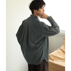 「SENSE OF PLACE by URBAN RESEARCH」 長袖シャツ LARGE グレー メンズ