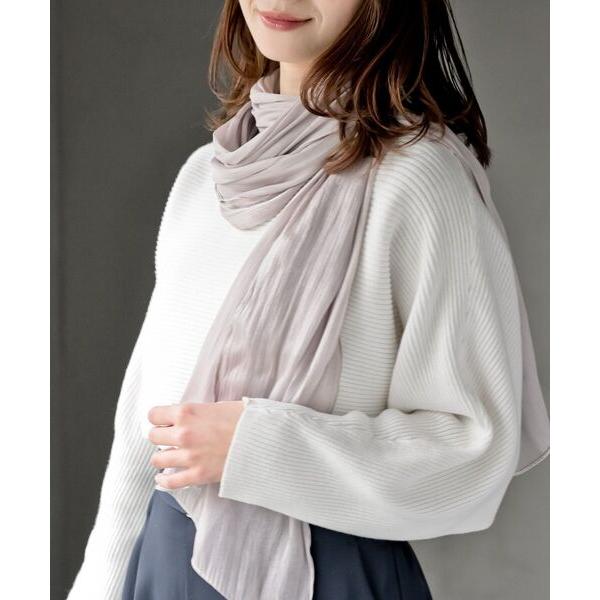 ストール マフラー 入学式 卒業式 シャイニーストール レディース