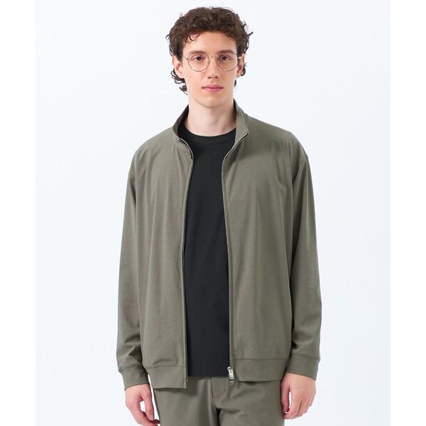ブルゾン アウター ドライフラットストレッチ スタンドカラーブルゾン ドライフラットストレッチクロス...