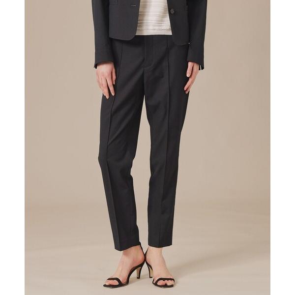 パンツ 「婦人画報掲載」コットンリネンブレンドオックステーパードパンツ レディース