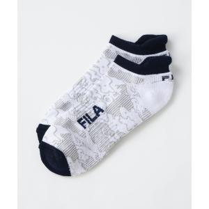 靴下 「FILA GOLF/フィラゴルフ」アンクルソックス　ゴルフ　おしゃれなギフトに最適！ メンズ