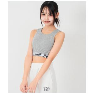 タンクトップ 肌着 ANAPR+S「リラスポ」パッド入りリブタンク キッズ 子供服 女の子