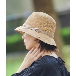 帽子 ハット 日本製 ショートクロッシェ 麦わら帽子 ジーナ Gina レディース