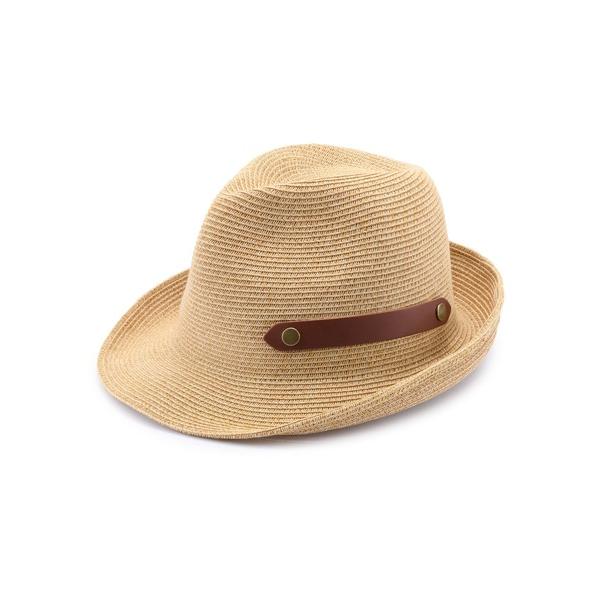 帽子 ハット 日本製 麻調ブレードハット ディオン Dion レディース