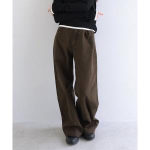 ジーンズ デニム デニムパンツ 「新色追加」ルーズデニムストレートワイドパンツ レディース メンズ