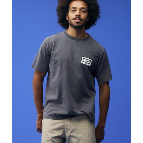 tシャツ KAVU/カブー  Engeered Patch Tee/エンジニアードパッチティー メン...