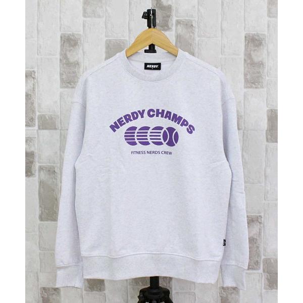 トレーナー スウェット NERDY チャンプスウェットシャツ CHAMPS SWEATSHIRT メ...