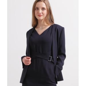 PINKY&DIANNE（ピンキー アンド ダイアン） シアーストライプギャザー