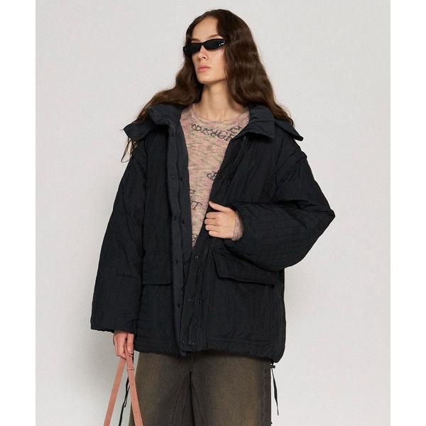 「MAISON SPECIAL」 ダウンコート FREE ブラック レディース